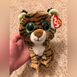 Ty Beanie Boos Plush Tiger Toy